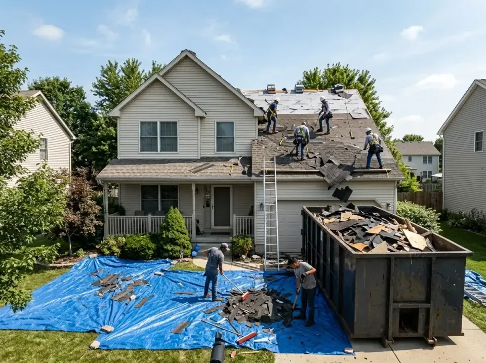 roof-replacement-debris-remova-004 — frequently asked questions, Cheapest Dumpster Rentals in Bellevue, IL